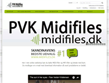 Tablet Screenshot of midifiles.dk